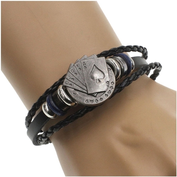 6- Piece Men's Bracelet Set - Picture 2 of 10